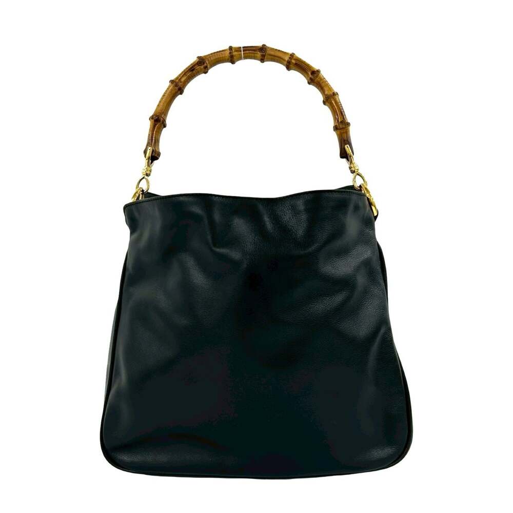 Gucci Vintage Bamboo Handle Open Hobo #317125G51B